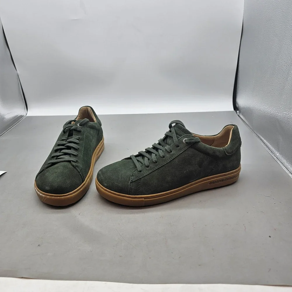 Birkenstock Bend Low Forest Green Suede Sneakers Mens 8 Womens 10 EU 41